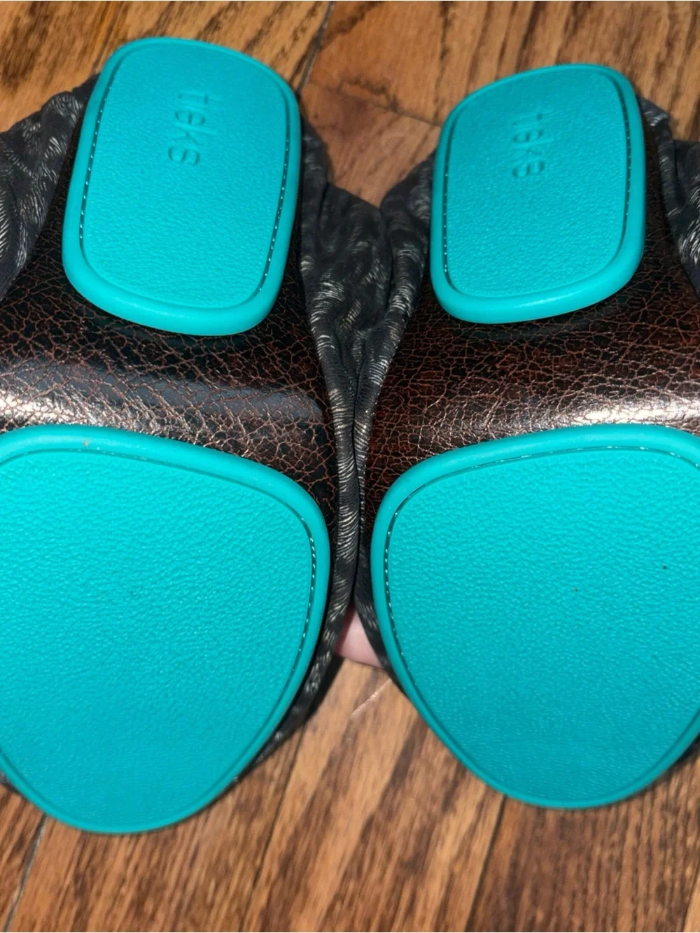 Tieks Black Leopard NWT